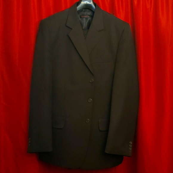 Mens Burgundy Bonelli 3 piece suit - Picture 1 of 4